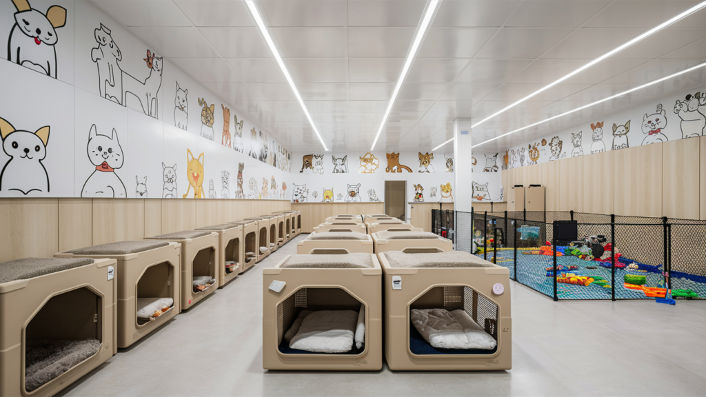 Paws Of Purpose - Pet Shelter - Picture Of An Empty Pet Shelter - PawsOfPurpose.com